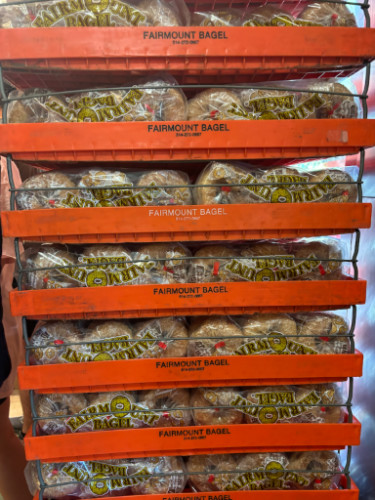 Packs of Fairmount Bagels