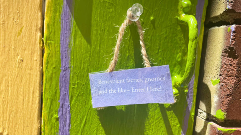 One of the fairy doors that you can find in Denver, Colorado