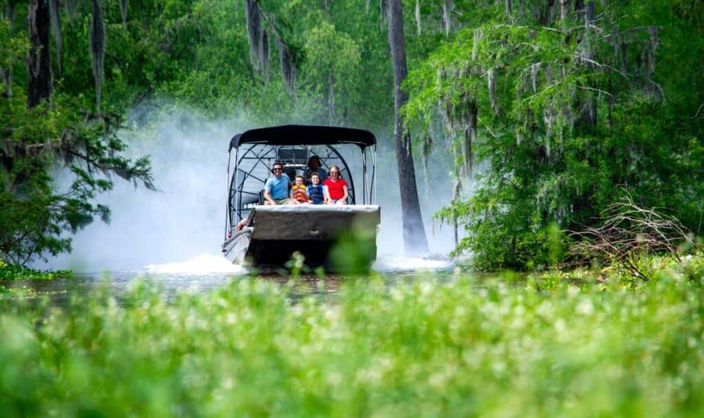 A family enjoying their water activity