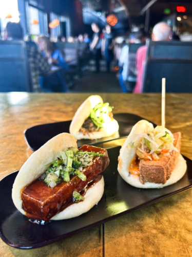 Three types of street food from Linger
