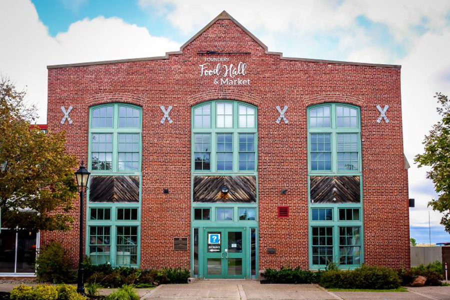 View of the Founders Food Hall & Market building in Charlottetown