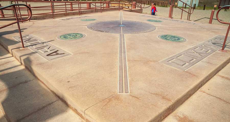 View at the Four Corners Monument tourist site