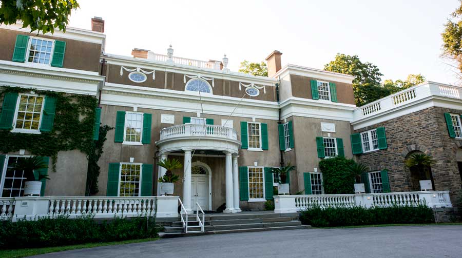 The Franklin D. Roosevelt Presidential Library and Museum from the outside