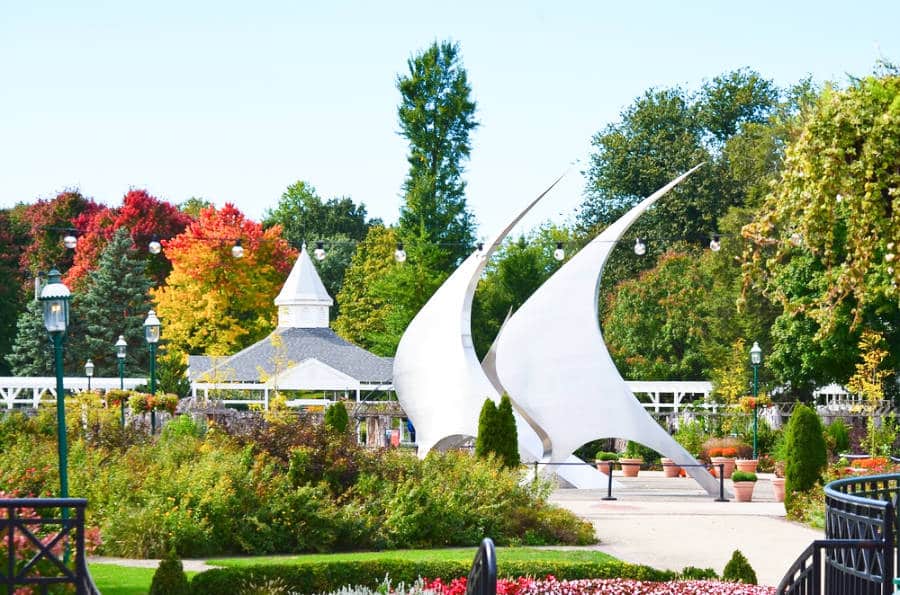 The picturesque and architectural Franklin Park Conservatory and Botanical Gardens