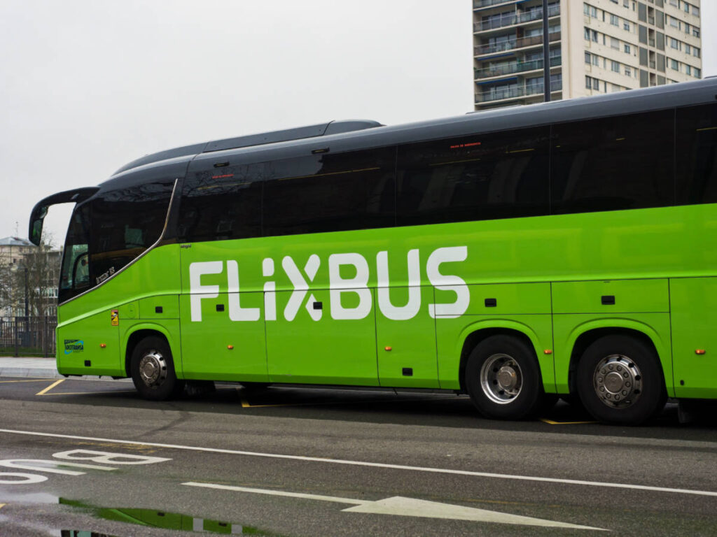 Exterior view of the French Flixbus