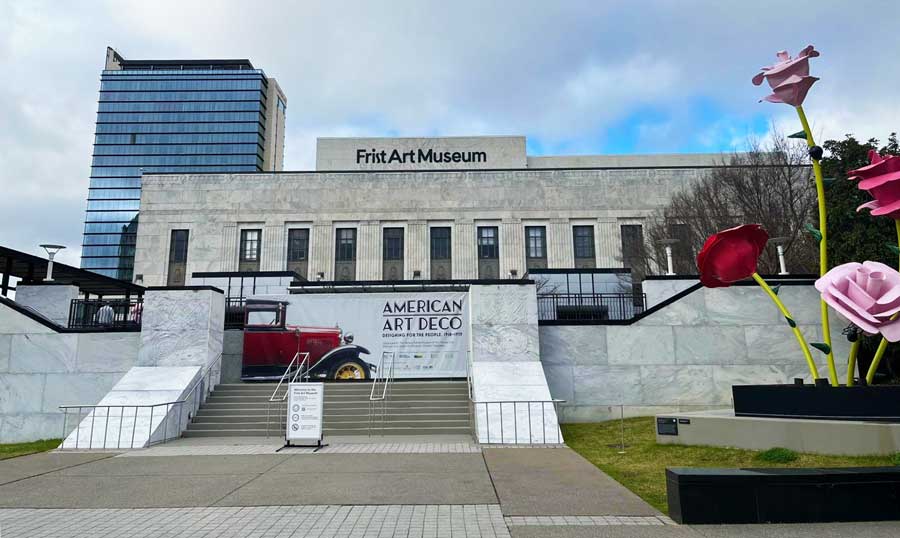View of the Frist Art Museum building