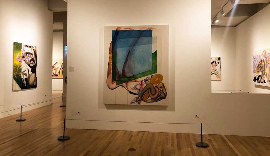 One of the exhibits displayed inside the Frye Art Museum