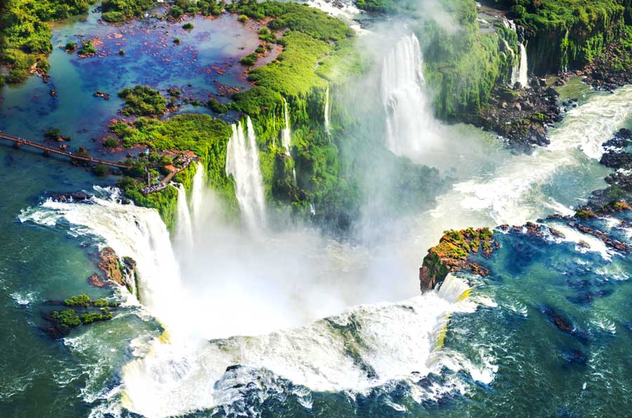 Aerial view of Garganta del Diablo