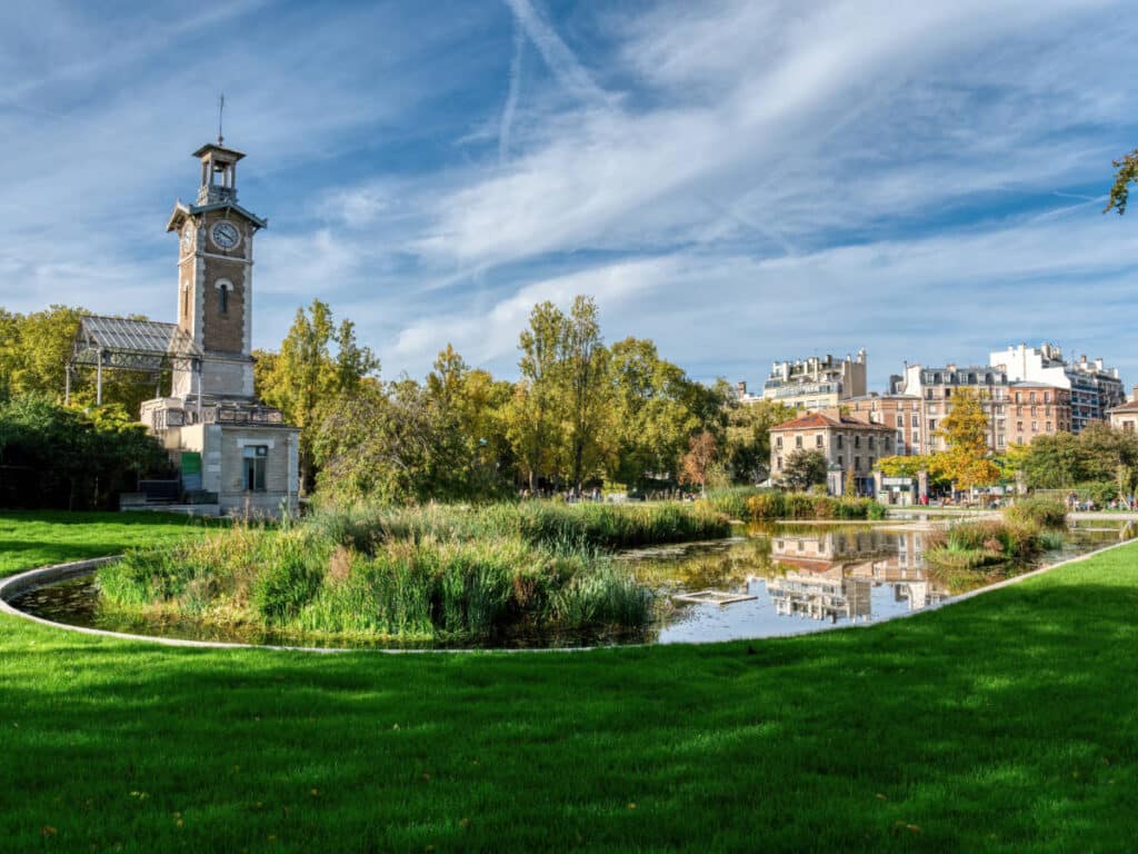 Scenic view at the Georges Brassens Park