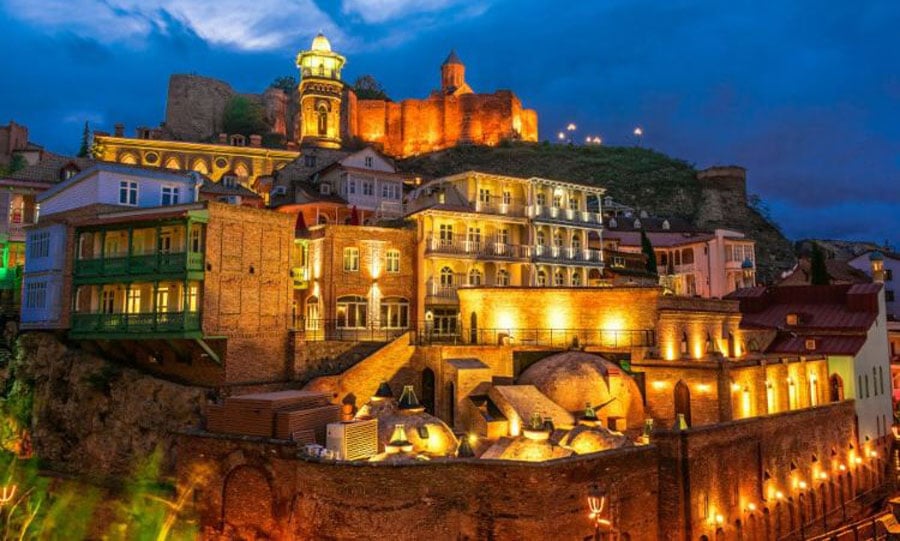 View of Old Town Tbilisi