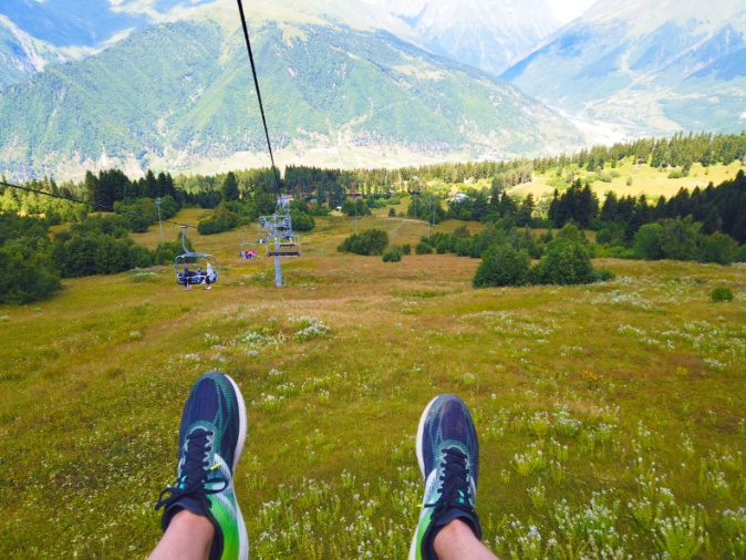 A photo Nate took from the ski lift in Mestia during summer