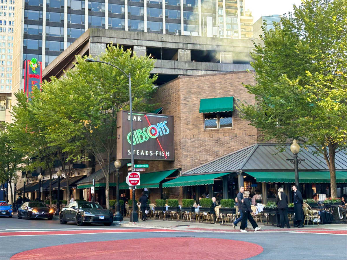 The Gibsons Bar & Steakhouse from the outside