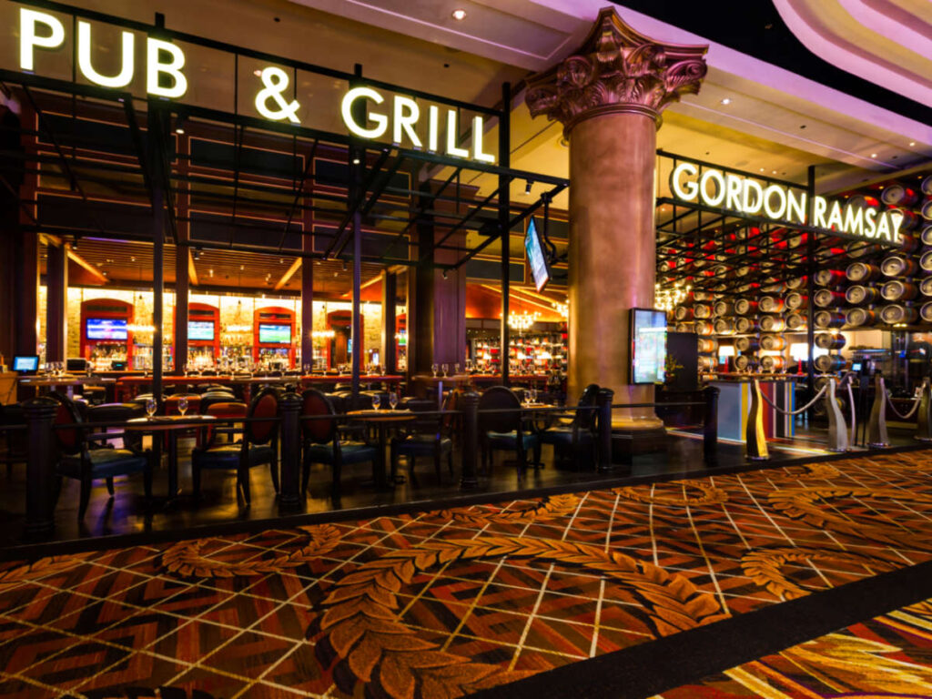 The Gordon Ramsay Pub & Grill from the outside
