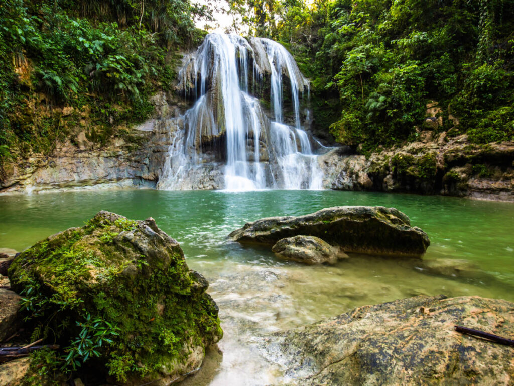 Scenic view at the Gozalandia falls