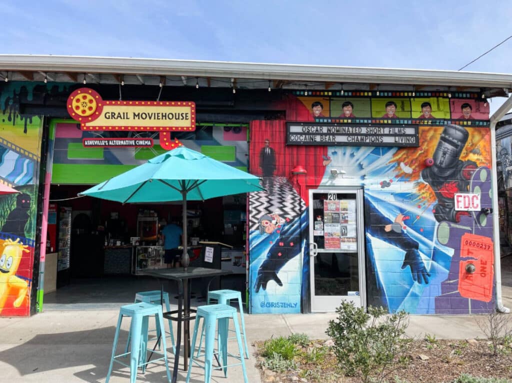 The Grail Moviehouse from the outside