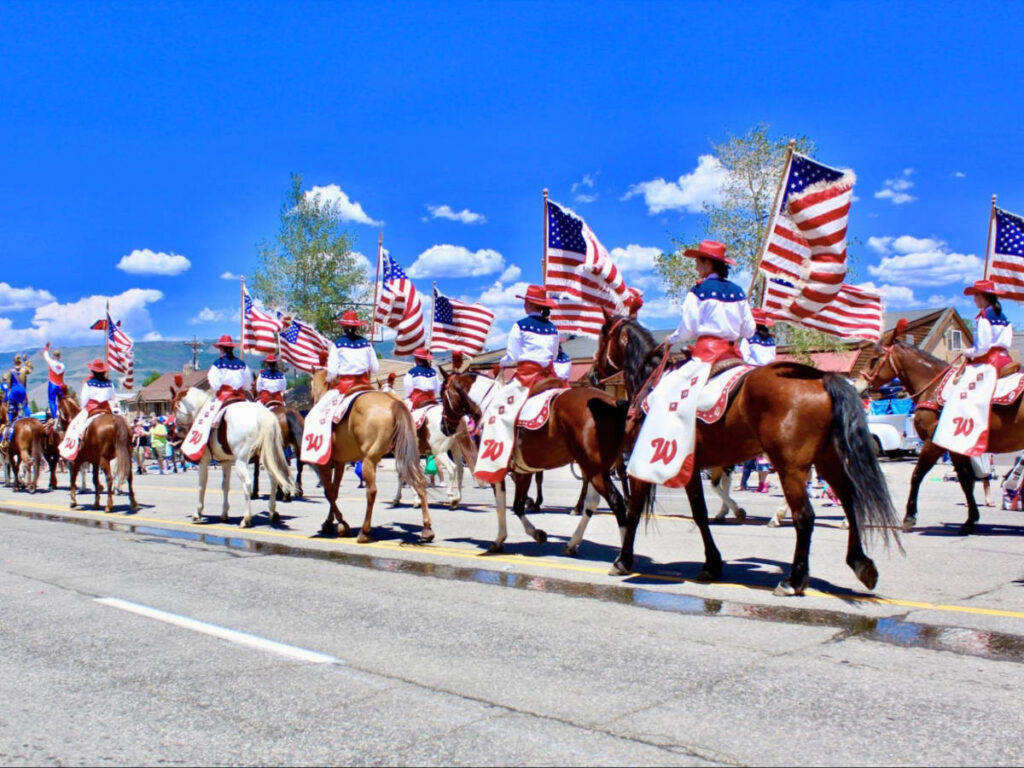 The annual 4th of July parade of Granby