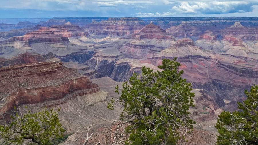 Aerial view of the scenic Grand Canyon