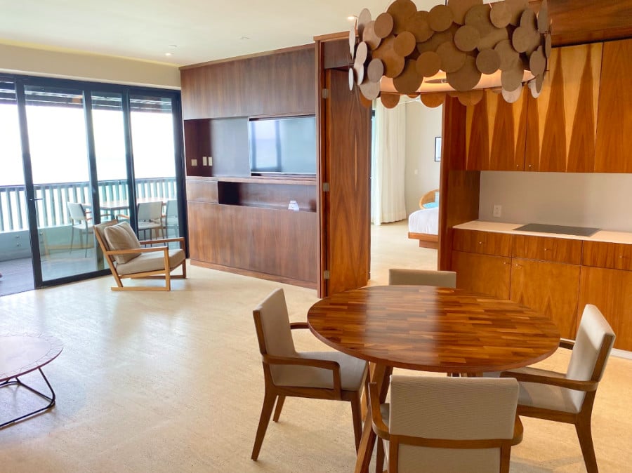 View of the interior of a room in Grand Hyatt