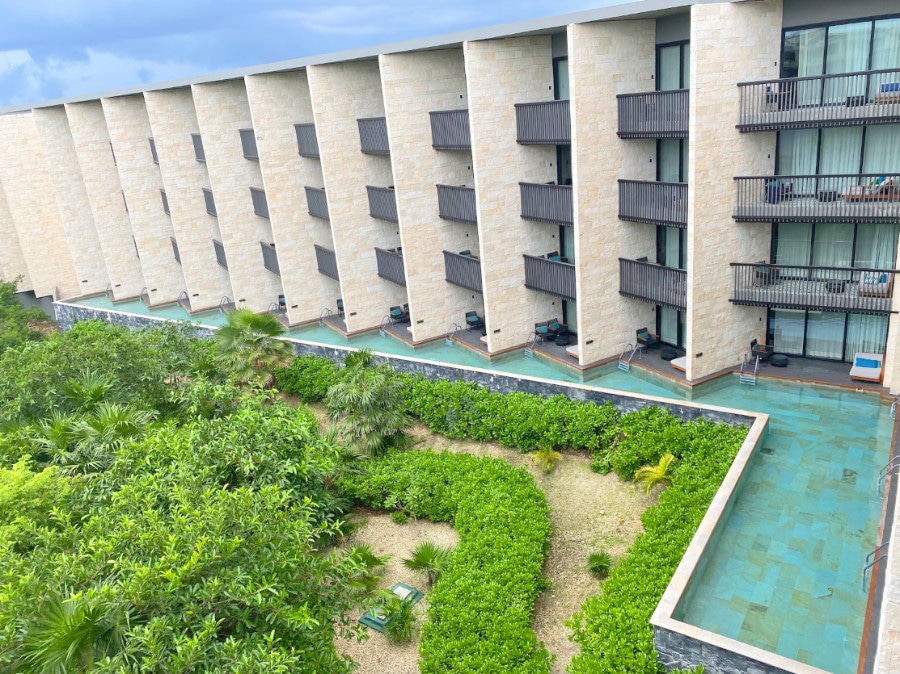 The Grand Hyatt on the outside