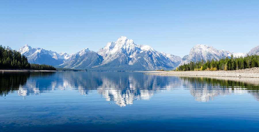 View from the Grand Teton National Park