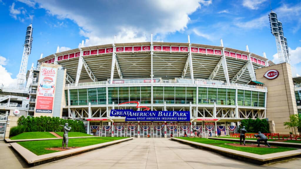 Exterior view of the Great American Ball Park