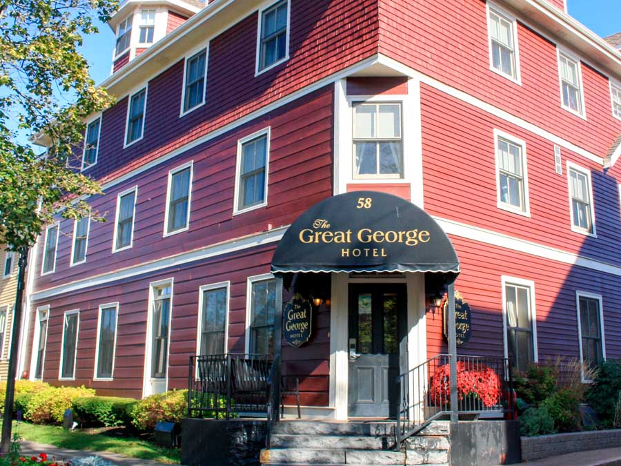 The Great George Hotel from the outside