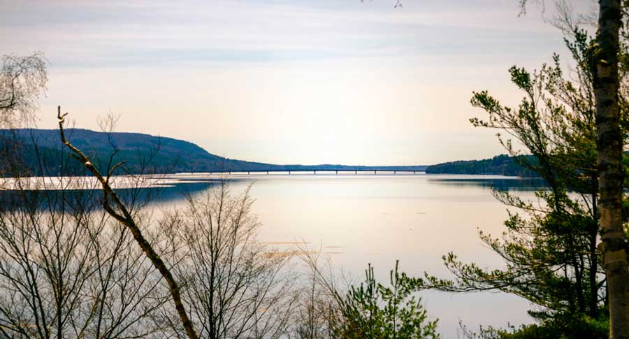 Morning view at the Great Sacandaga Lake