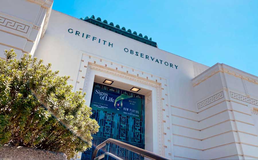 The entrance to Griffith Observatory