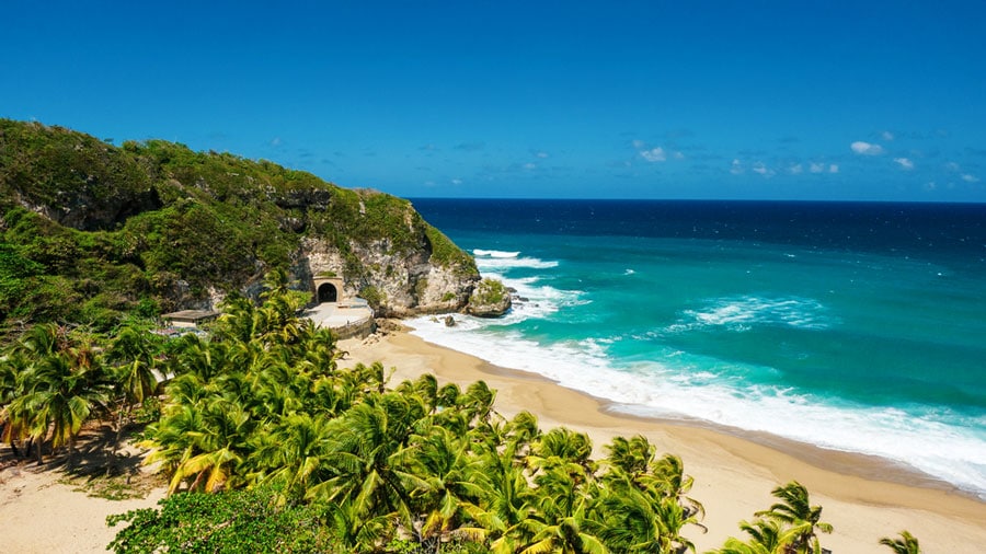 Aerial view of the Guajataca Tunne