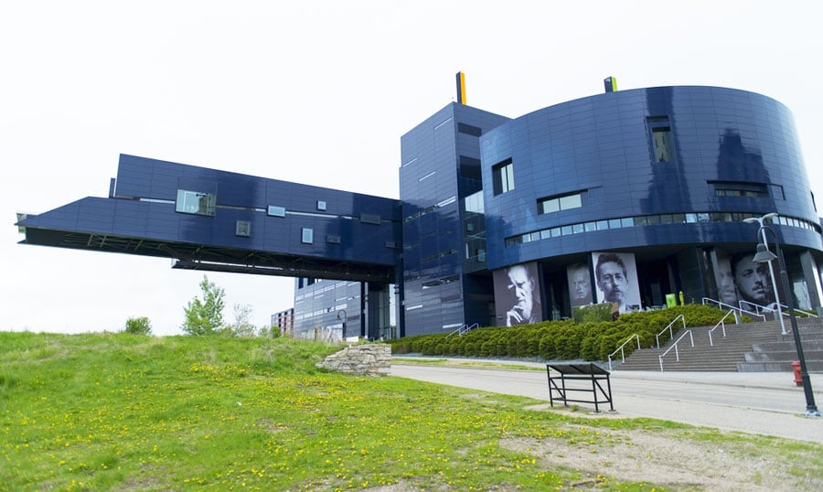 The exterior view of Guthrie Theater