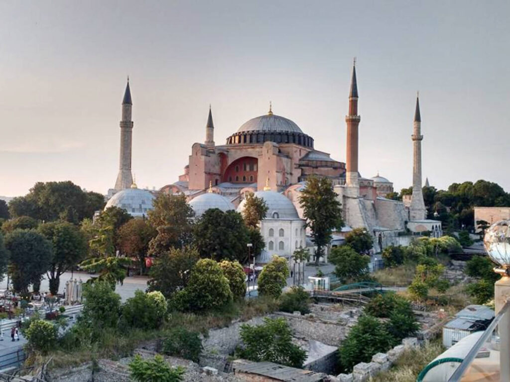 The Hagia Sophia from the outside