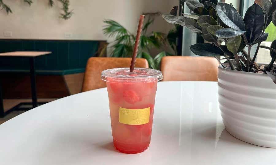 One of the special drinks in Hanna Bee Coffee