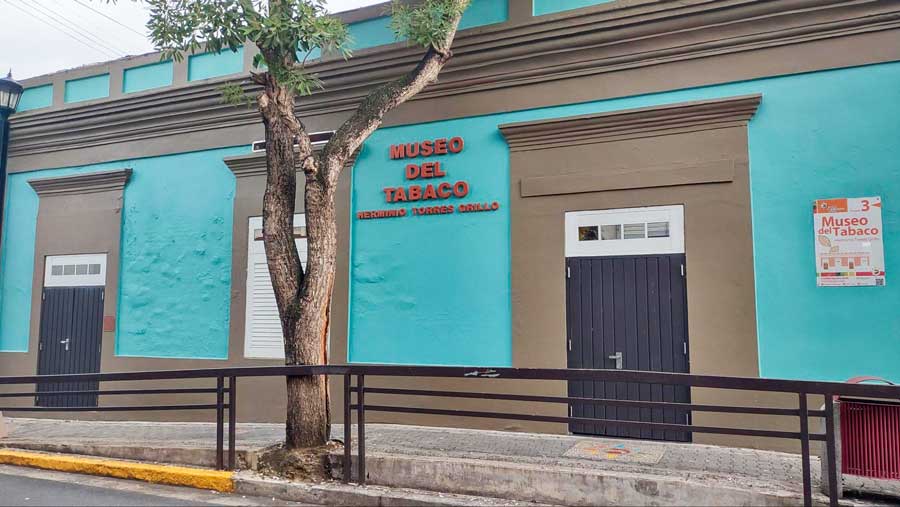 The Herminio Torres Grillo Tobacco Museum from the outside in Caguas