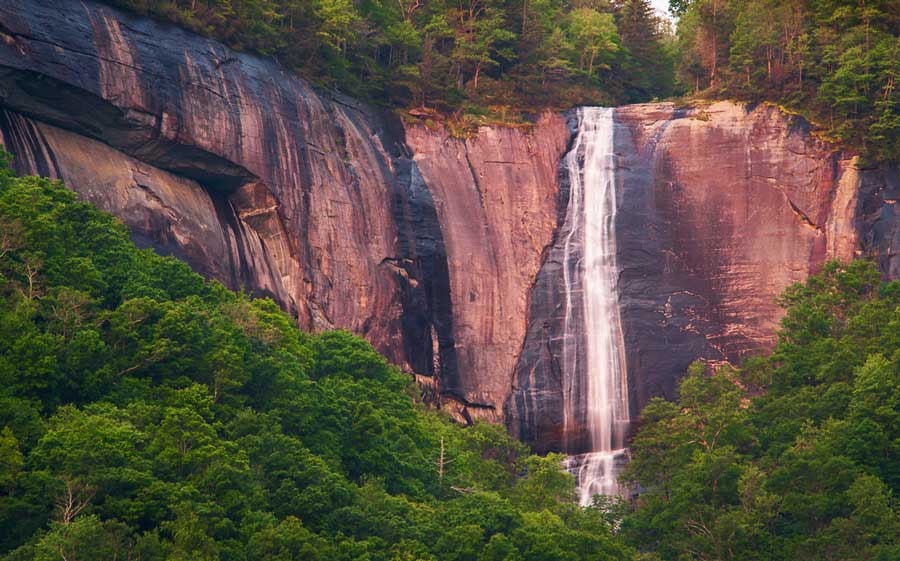 Scenic view of the Hickory Nut Falls