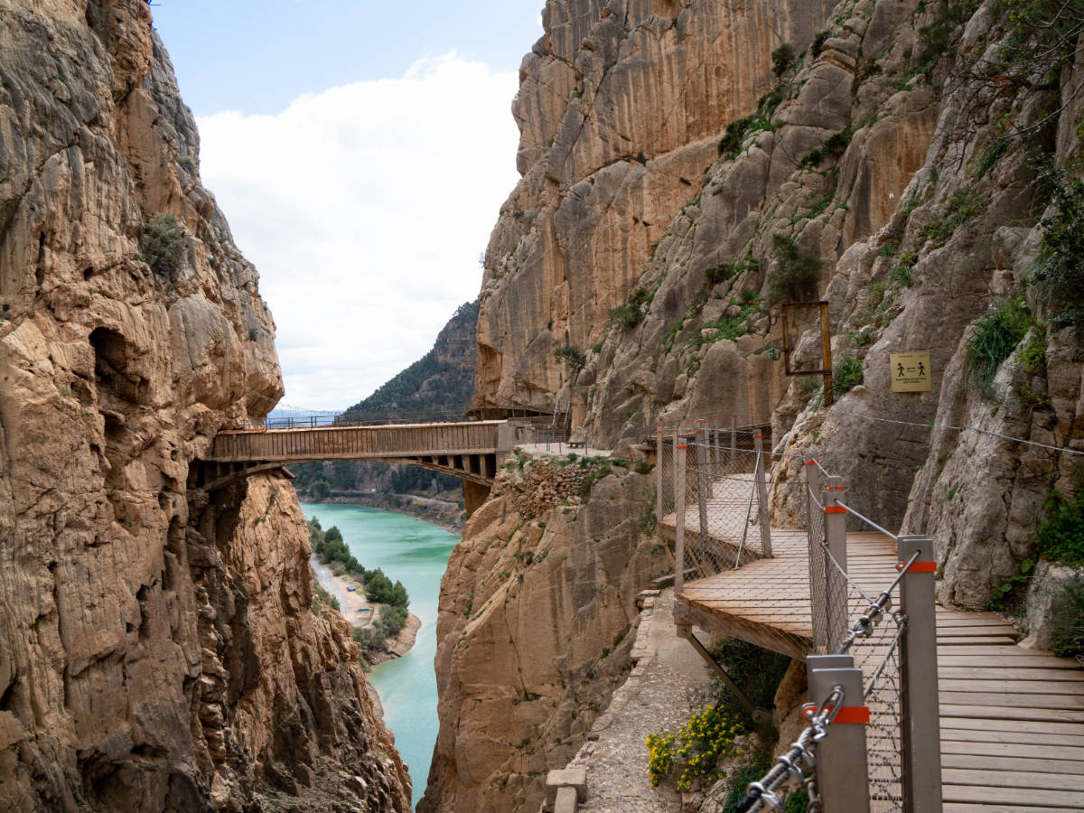 View during a hike in Caminito Del Rey