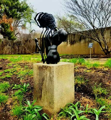 A sculpture named Eros in Hirshhorn Museum and Sculpture Garden