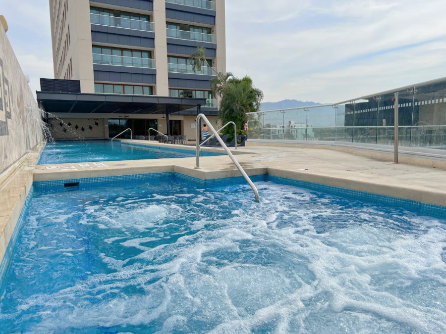 View of the pool in Holiday Inn & Suites Puerto Vallarta