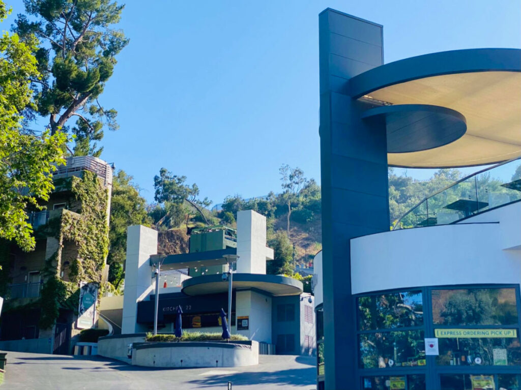 The Hollywood Bowl's entrance pavilion