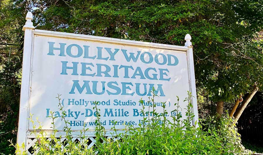 The Hollywood Heritage Museum signage