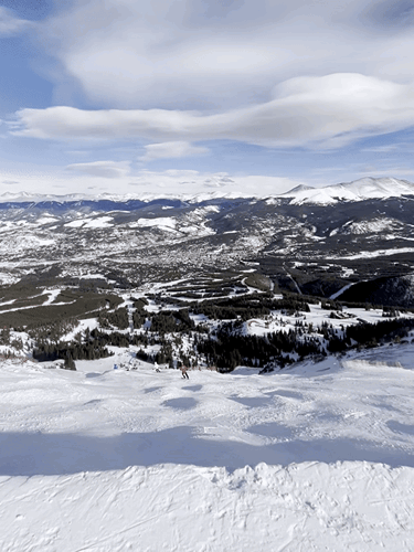 Overlooking view at the Horseshoe Bowl