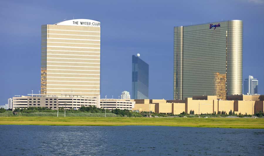 The Water Club and the Borgata and Casino Hotel building in Marina District