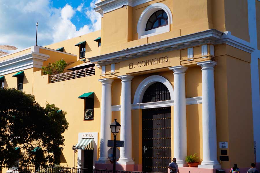 View of the Hotel El Convento from the outside