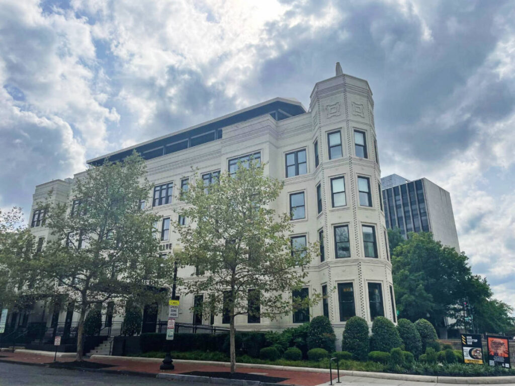 The Hotel Hive building from the outside