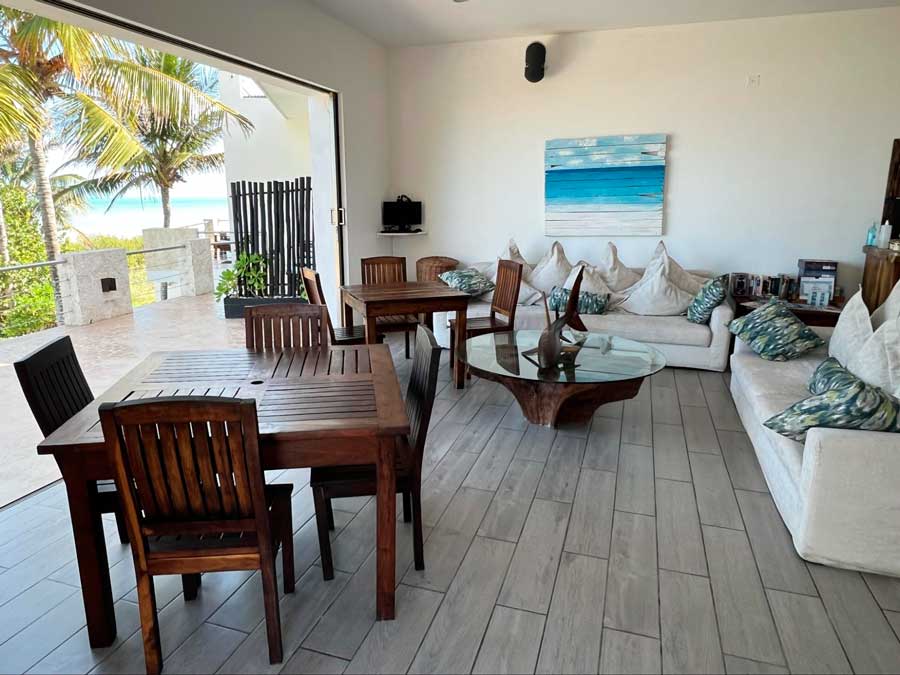 View from the common area of Hotel La Casa Cielo