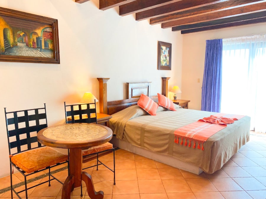 View of the interior of a room in Hotel Lunata