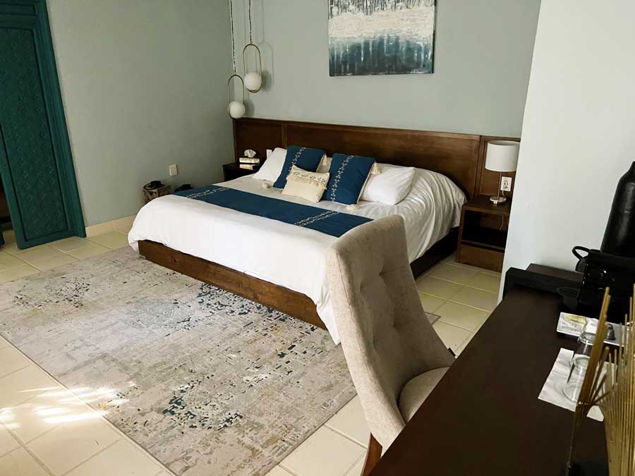 View of the bedroom in Hotel Mansion