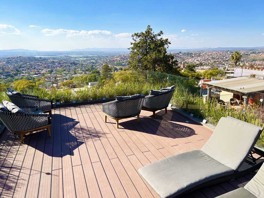 View from the rooftop of Hotel Mansion