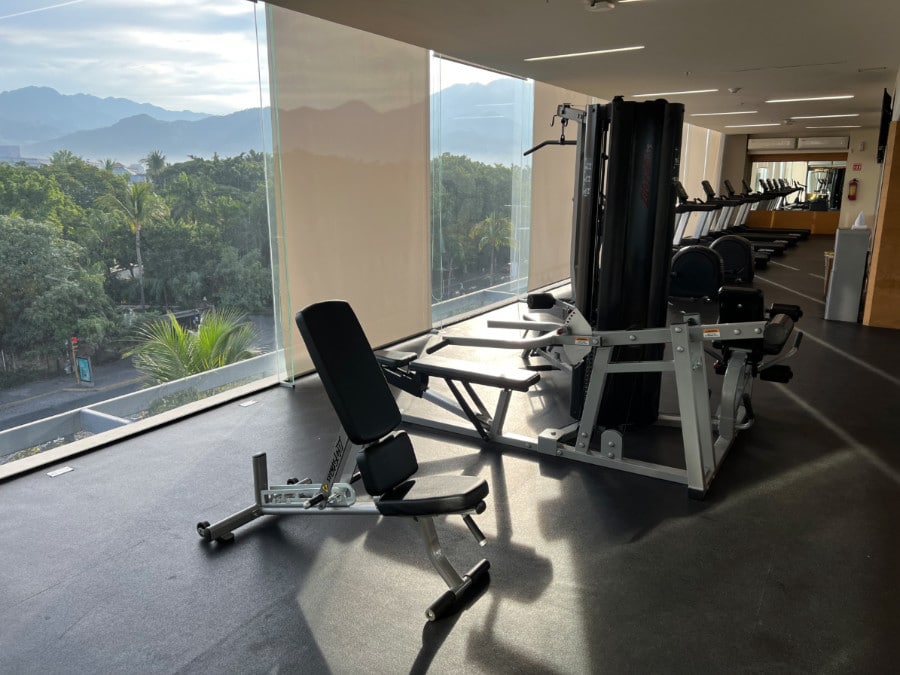 Gym equipment inside Hotel Mio Vallarta