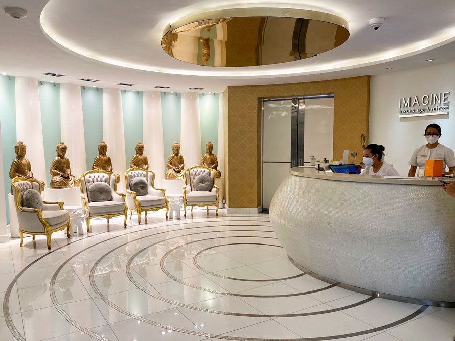 View of the reception area on a Spa in Hotel Mousai