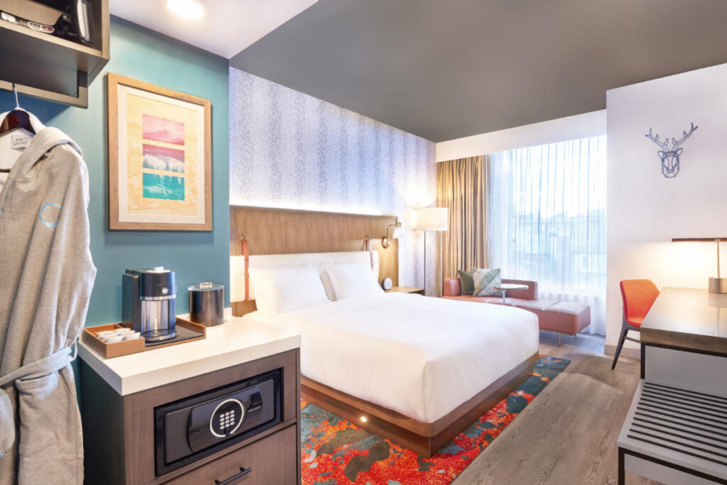 Inside view of a room at Hyatt Centric Denver